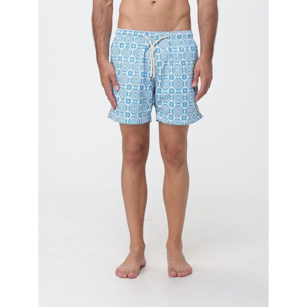 Peninsula Men Short Ethnic Pattern Swim Shorts Peninsula With Drawstring Waist